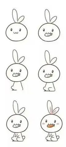 动物简笔画 | 用一个圆画出呆萌小动物超级简单收藏