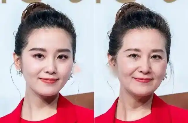 女明星30年后对比照杨幂慈祥刘诗诗优雅杨颖显年轻