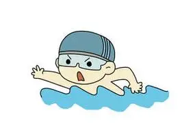 去游泳开心的句子