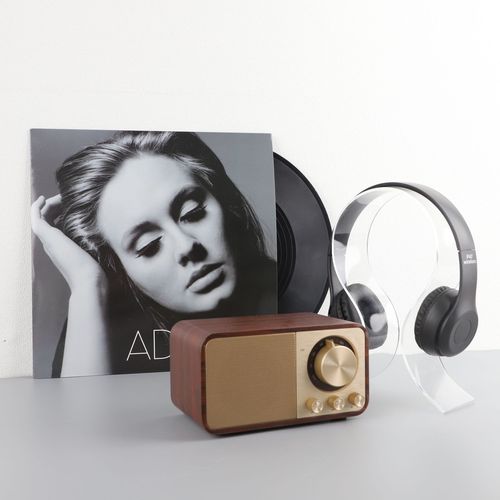 欧式创意仿真12寸黑胶唱片音乐主题样板间桌面音响装饰品道具摆件