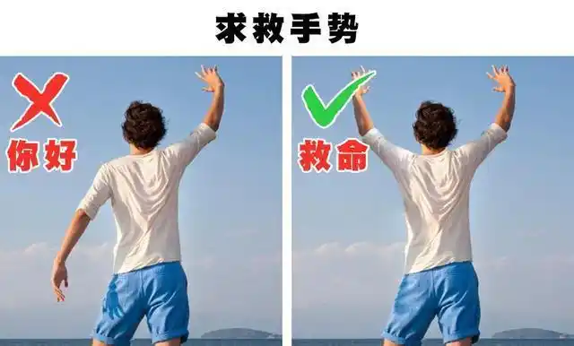 033,求救手势当你面对聋哑人,并觉得他们可能需要帮助的时候,你可以试