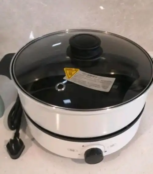 midea美的多用途锅25l家用电火锅电煮锅电热锅电炒锅可煎烤分体式设计