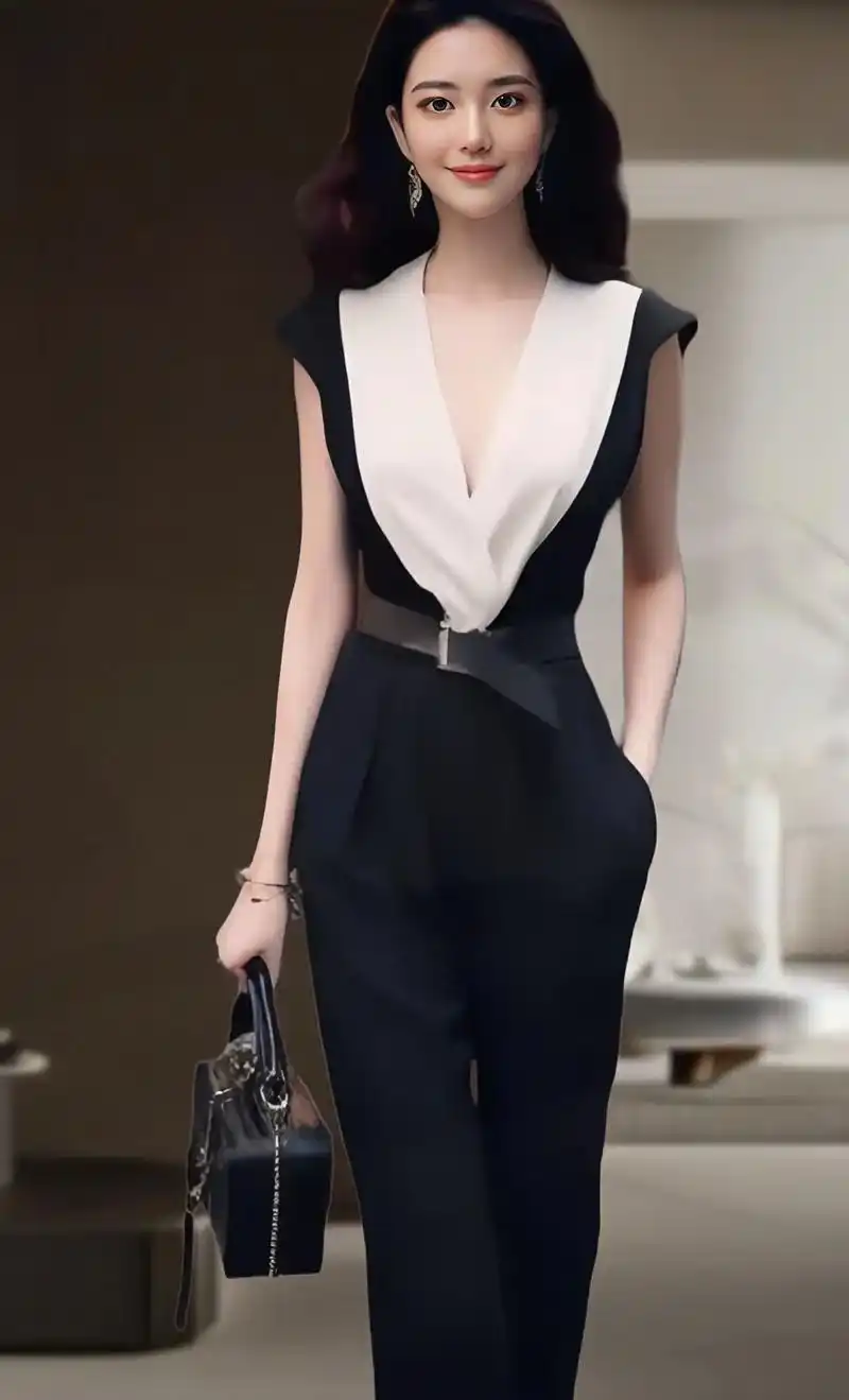 气质女神范连体裤