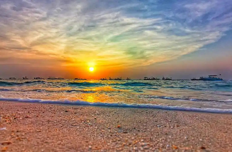 北海61涠洲岛61石螺口海滩夕阳