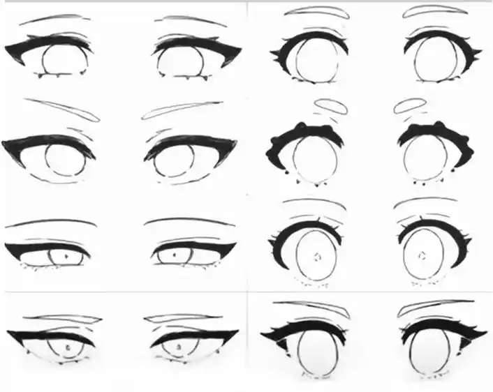 宝藏眼睛画法素材合集78各种风格眼型,想学画眼睛就看着篇哦~# - 抖