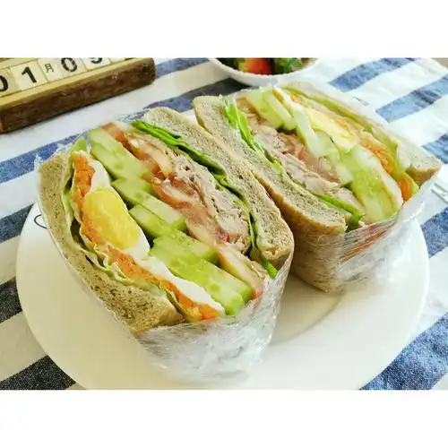 我爱炸厨房做的如何做超厚的沼三明治~详细tip!