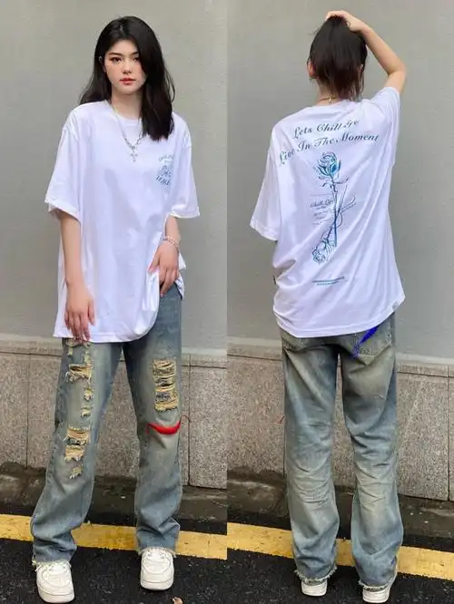 165102干净清爽的白t恤能穿整个夏天