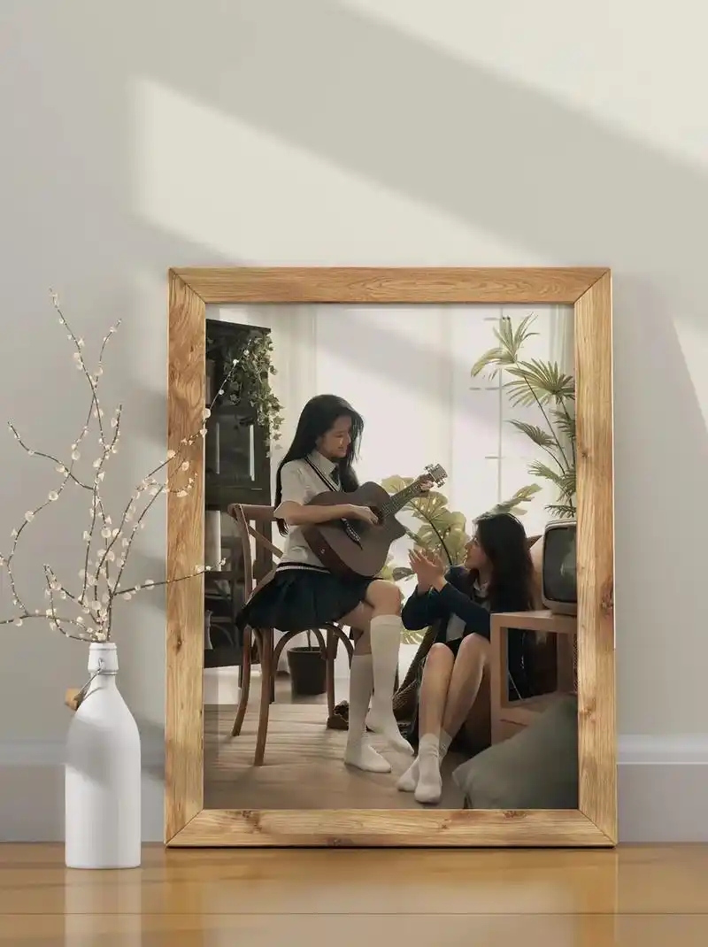 把闺蜜照装入相框摆进卧室简直美爆了!#艺术照 #写真 #摄影 - 抖音