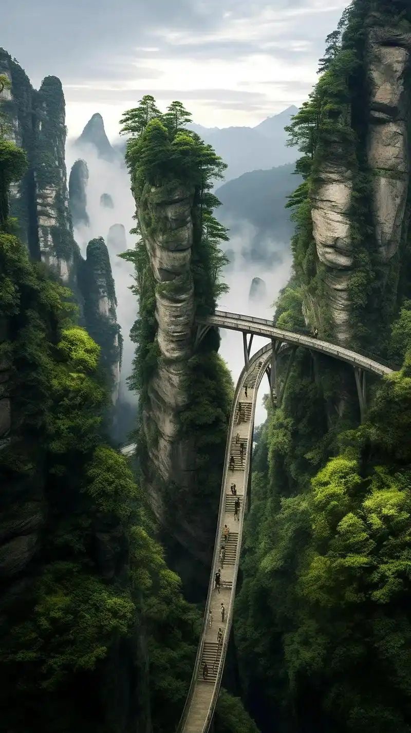 翠峰叠翠,高耸入云,仿佛一座傲立天际的巍峨山峰.青葱的树木覆 - 抖音