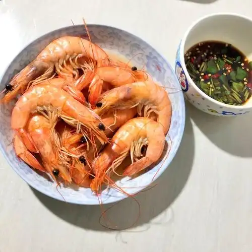 里7做的清蒸基围虾