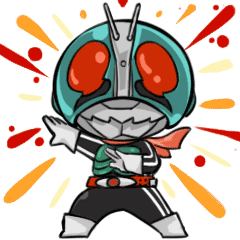 假面骑士q版表情包gif