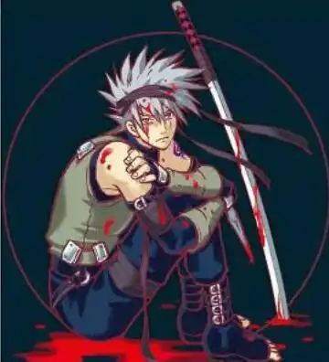 火影忍者里,旗木卡卡西摘了口罩是什么样,有图没