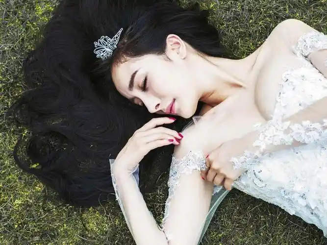 杨幂婚纱礼服写真,高清壁纸图片,大陆美女-回车桌面