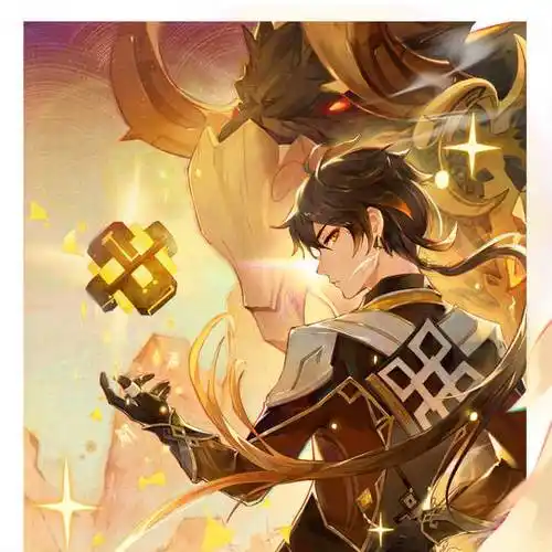 原神钟离(zhongli)可爱头像图片,一起看看吧 | bobopic