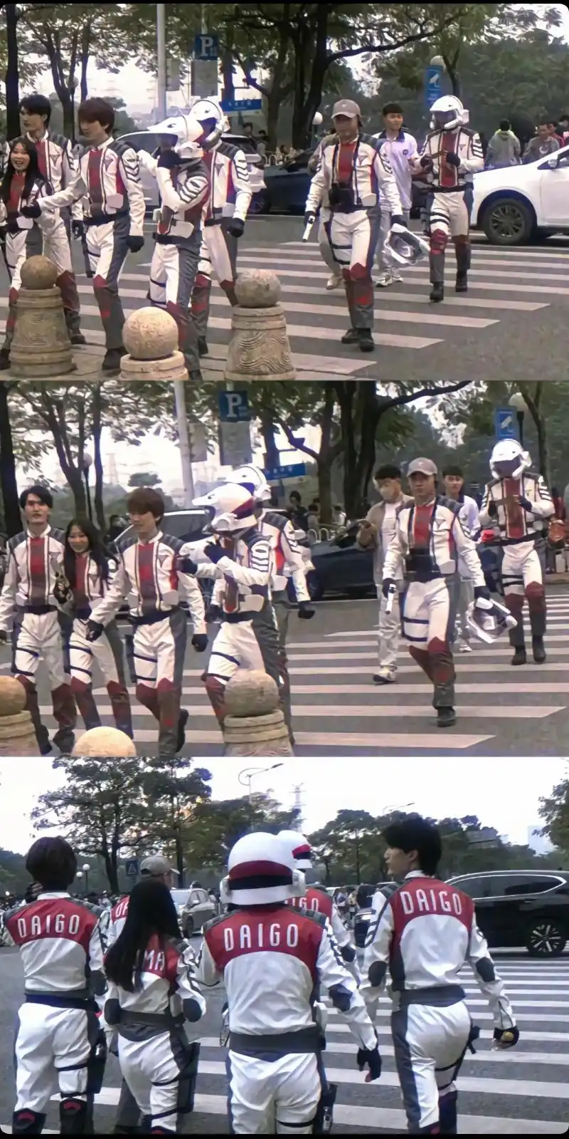 起猛了,看见胜利队了.#cosplay #漫展 #童年 - 抖音