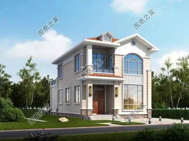 农村建房预算不够,来看看下面两开间别墅设计,有没有中意款式