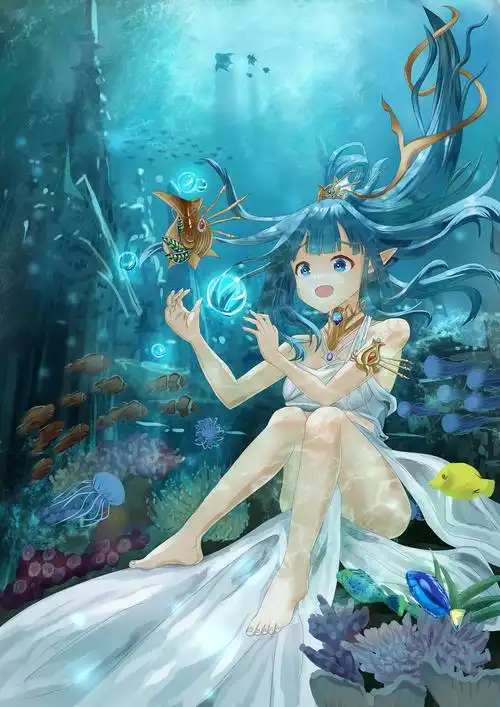 水瓶座の少女 波塞冬.赛琳娜