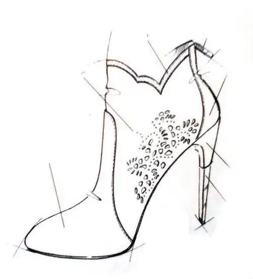 鞋履手稿-鞋帽配饰设计-服装设计