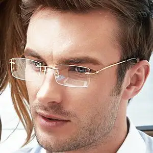 无框眼镜架超轻图片