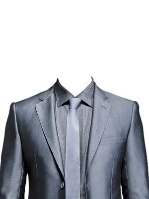 男士西装证件照模板png素材