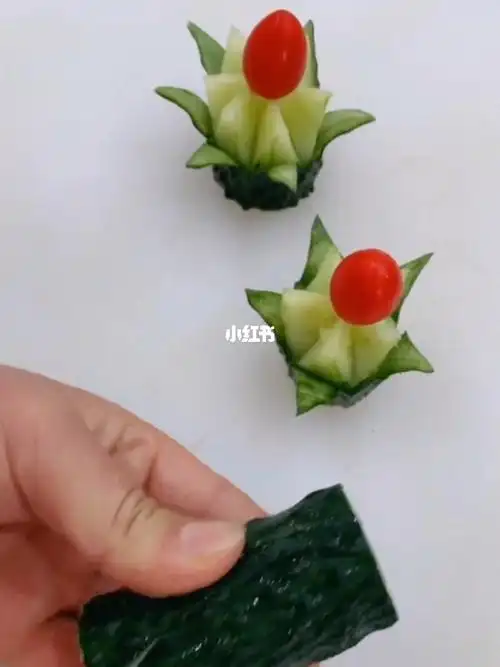 黄瓜做盘饰