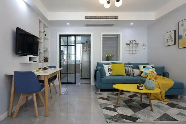 现代风格二居室精美装修,70平米的房子这样装才阔气!