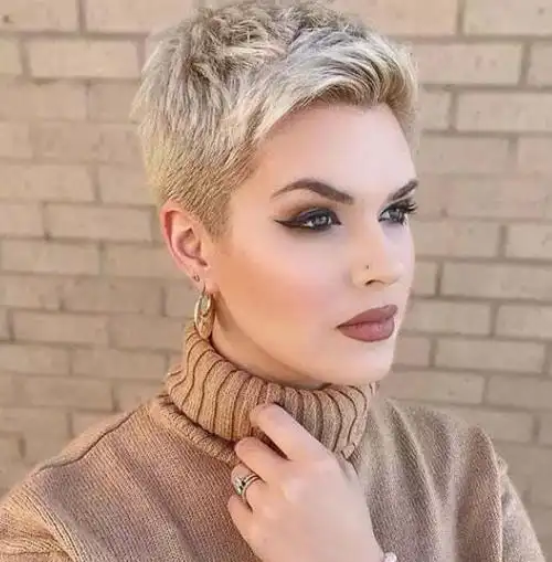 酷帅风超短发模板 中性女生必剪发型_女生短发 - 美发站