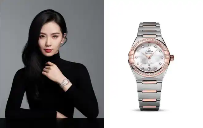 刘诗诗再现欧米茄广告大片精彩演绎华美腕表