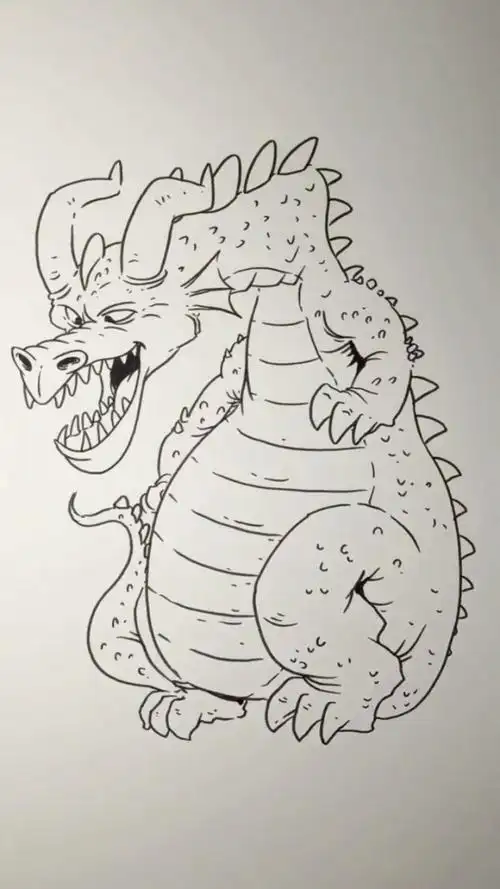 这么霸气的恶龙,你们学会了吗