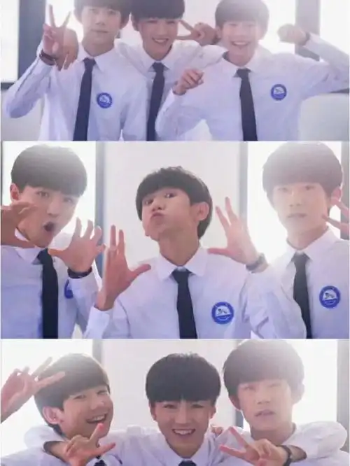 tfboys三宫格壁纸