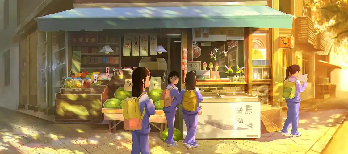 放学回家了~|插画|创作习作|g康龙 - 原创作品 - 站酷 (zcool)