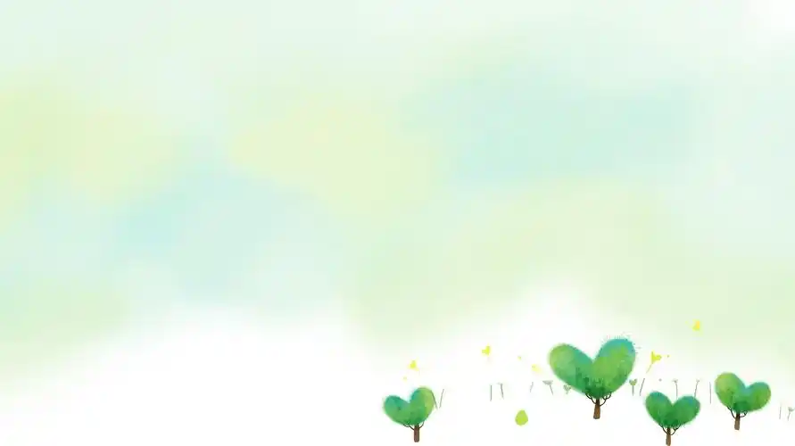 淡雅唯美梦幻绿色小清新高清幻灯片背景,ppt图片 - 51ppt模板网