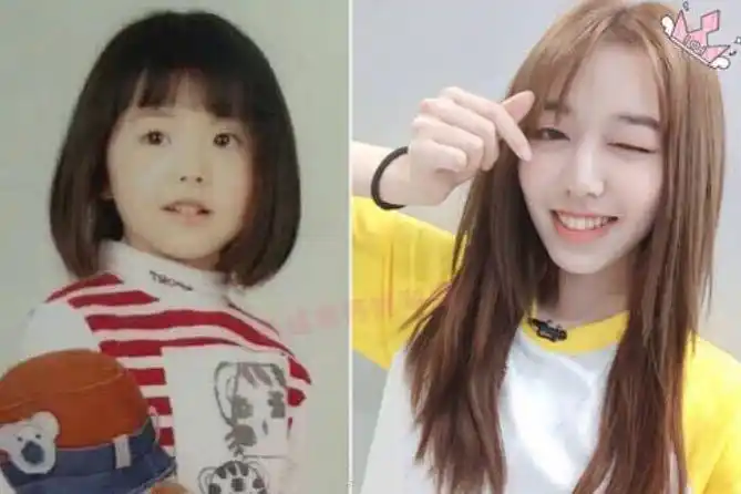 创造101好看的小姐姐赖美云小时候长这样!创造101好看的小姐姐!