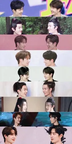 肖战王一博 修图见logo 图片来自微博 - 堆糖,美图壁纸兴趣社区