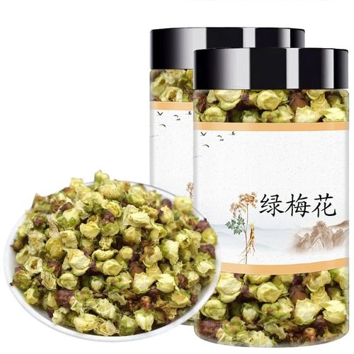 绿梅花 中药材 白梅花 新货 绿梅花茶 绿萼梅 35克/罐