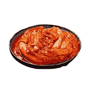 卡通手绘美食辣白菜png免抠素材