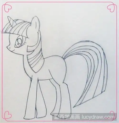 教你画小马宝莉之紫悦-露西学画画