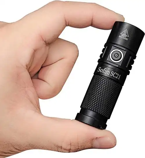 sofirn sc21 迷你口袋手电筒,led 可充电小钥匙扣手电筒,带 1000 高