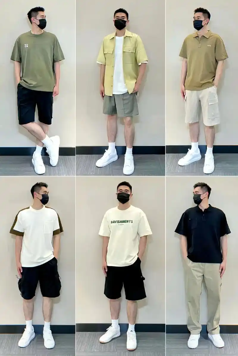 男生夏季穿搭合集:一周穿搭不重样