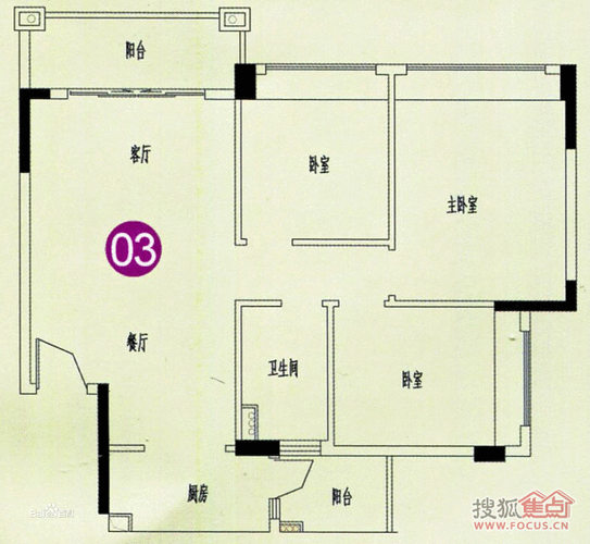 锦绣阳光花园户型图