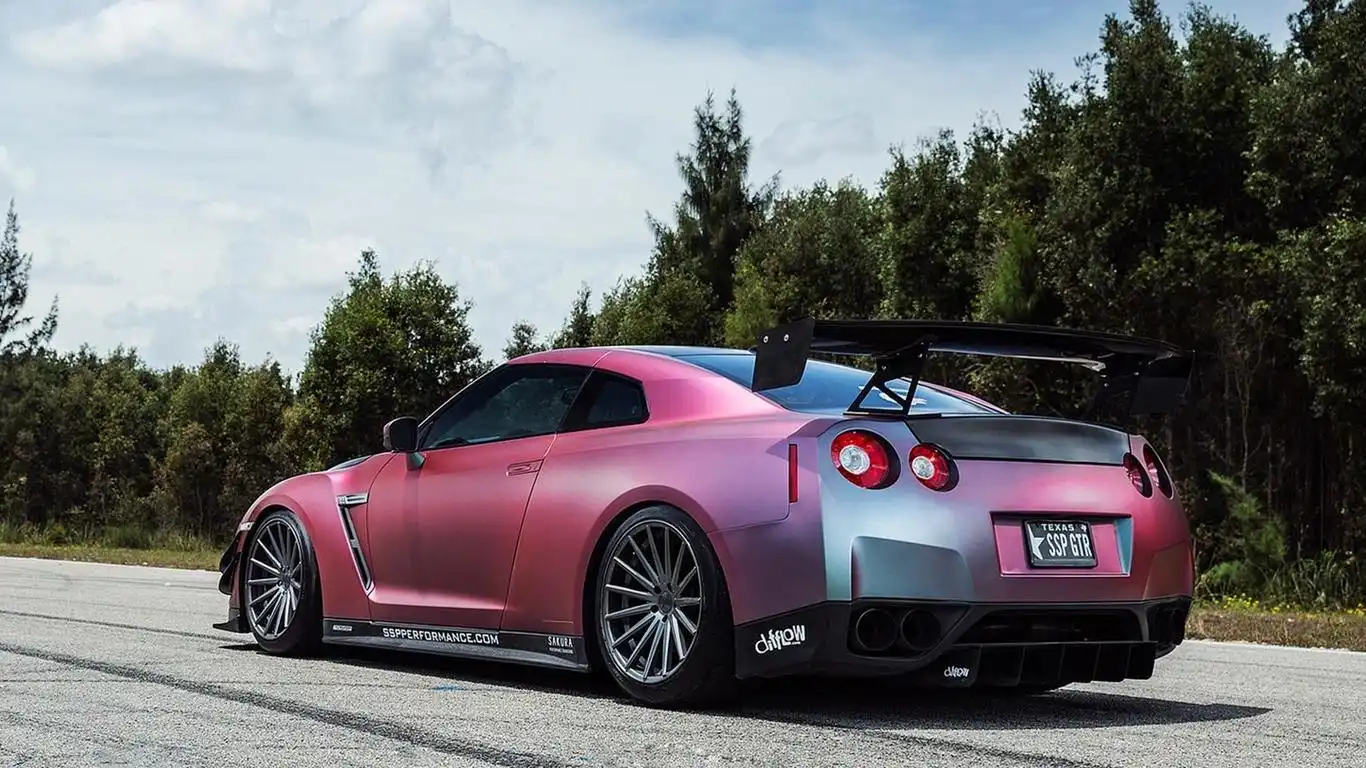 高清汽车图片日产r35改装车电脑桌面壁纸