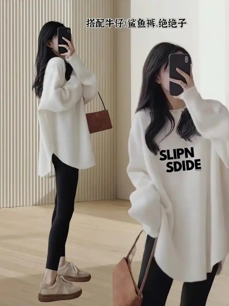 不规则设计感的中长款鲨鱼裤伴侣打底 - 抖音