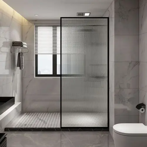 隔断浴室干湿分离淋浴房卫生间家用简易客厅洗澡整体淋浴房