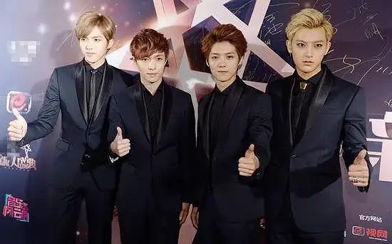 鹿晗吴亦凡黄子韬张艺兴