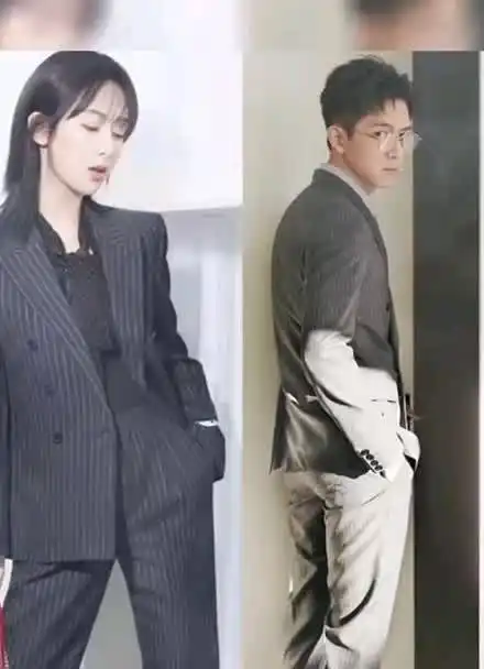 杨紫李现 撞衫了!超a的两个人!霸总的气场!