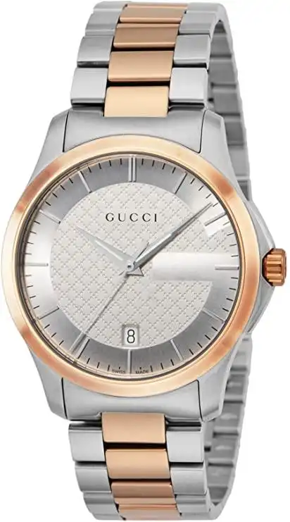 [古驰]gucci 腕表 g timeless 银色表盘 ya126447 男士