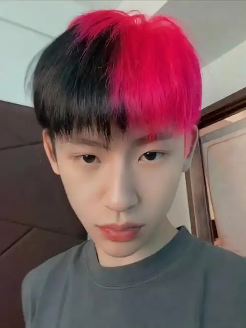 小鬼王琳凯粉黑发色#小鬼分享最近黑粉发色,u1s1小鬼真的完全能够