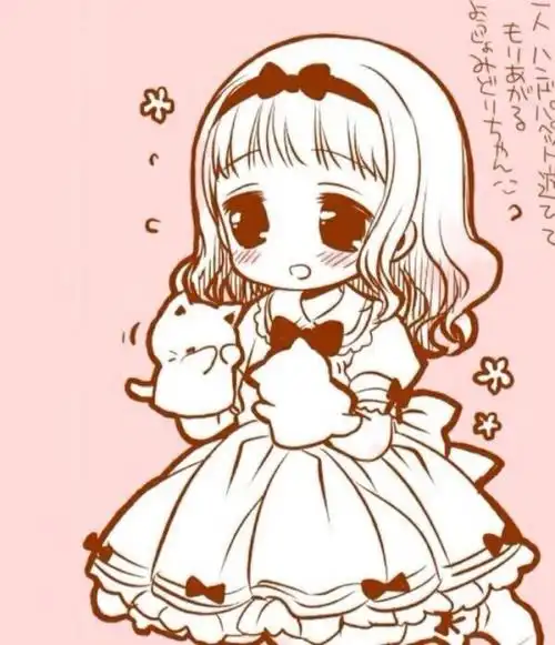 简单 清新 古风 可爱 手绘 卡通 动漫 二次元 萌系 清新 闺蜜头像