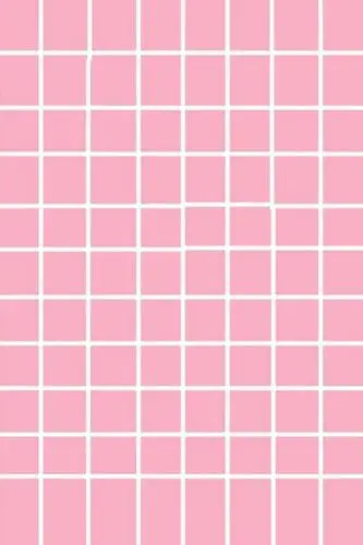 格子 粉色 壁纸 锁屏 背景图 少女 平铺