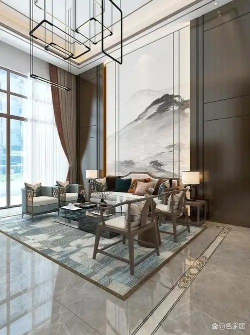 12套挑空客厅背景墙装修,你想要的都在这里!